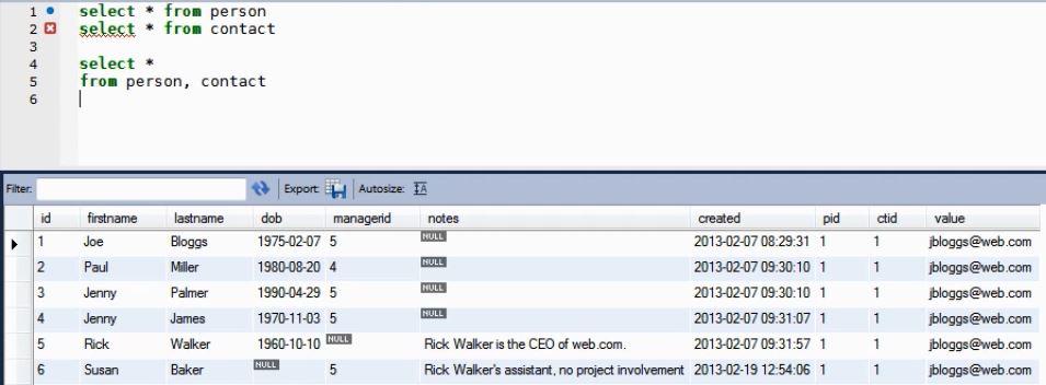 Joining Tables Sql Training Simplilearn