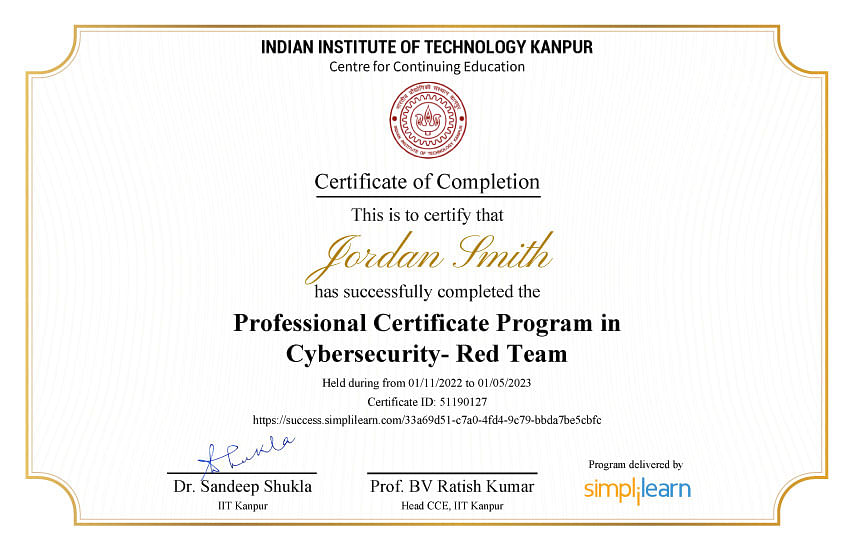 IIT Kanpur Cybersecurity Course: Advanced Certification