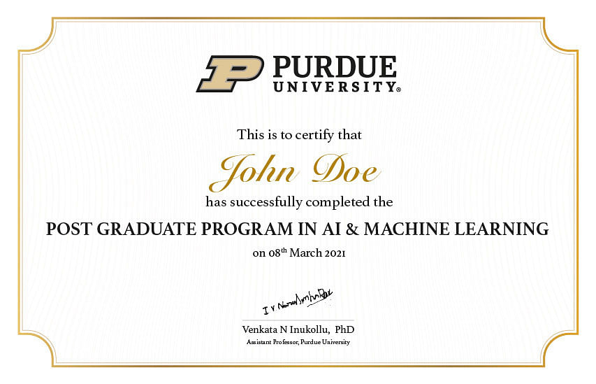 Purdue Certification