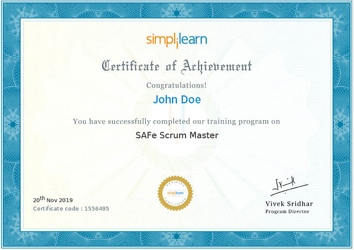 Online SAFe 5 Scrum Master Training with SSM Certification