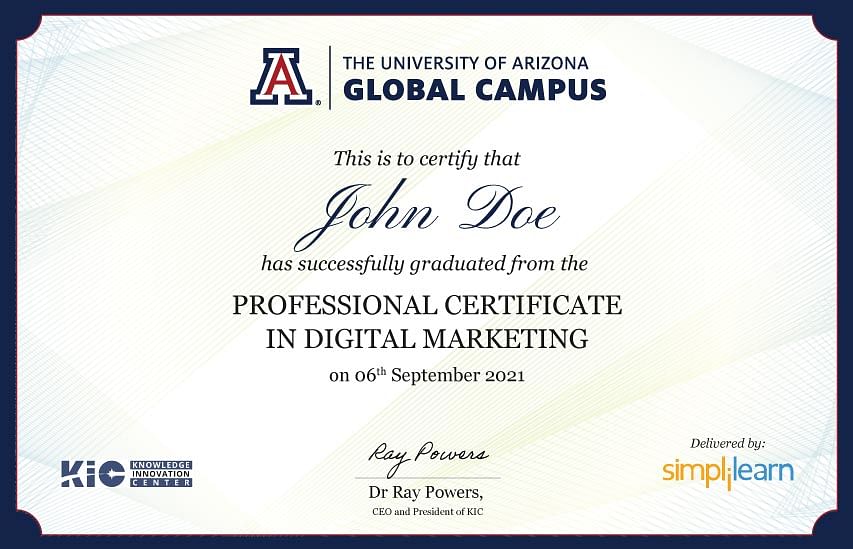 Certified Digital Marketing Professional Course by UAGC ...