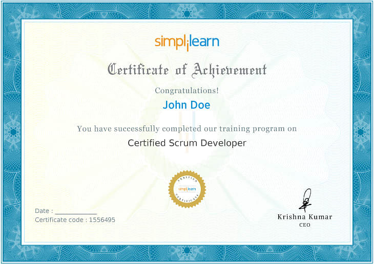 Certified Scrum Developer® (CSD) Certification Training | Simplilearn