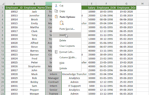 The Perfect Guide To Learn How To Add Columns In Excel | Simplilearn