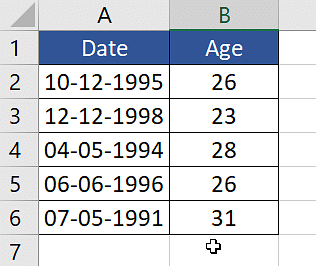 Your One-Stop Solution to Calculate Age in Excel | Simplilearn