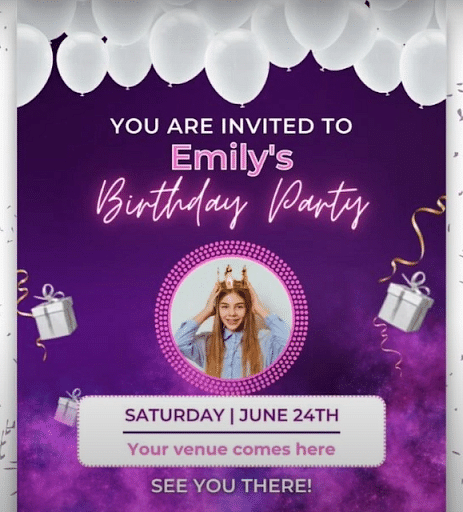 Gossip Girl Themed Party Invitation & Drink Menu Customizable Digital  Download CANVA Template 