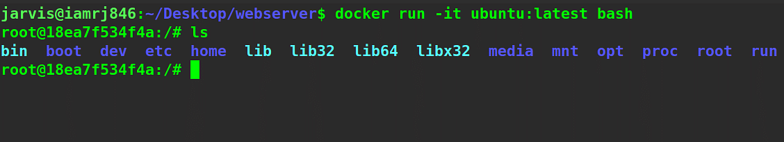 Docker run в фоне