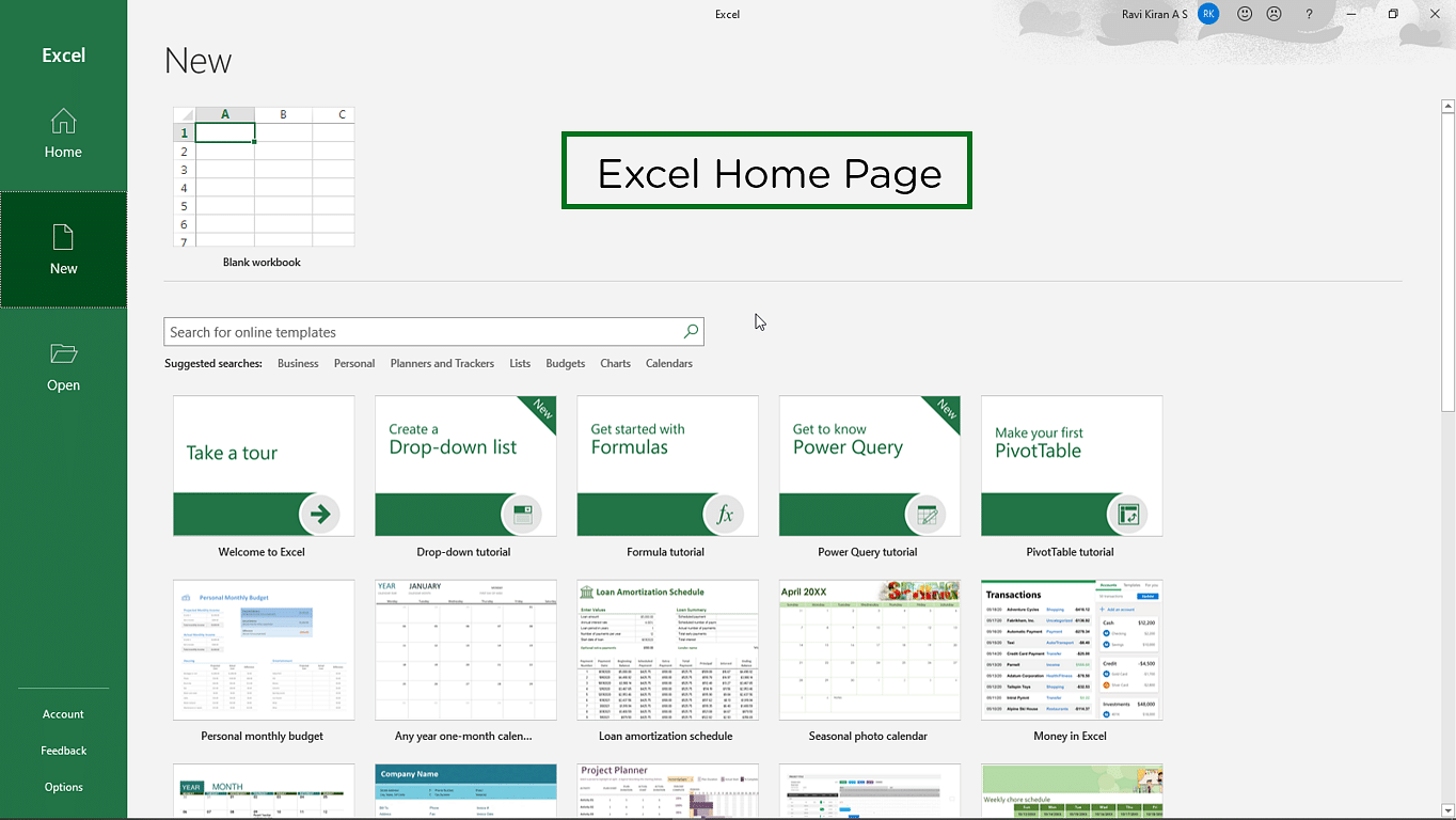 Excel-Basics-Home-Page