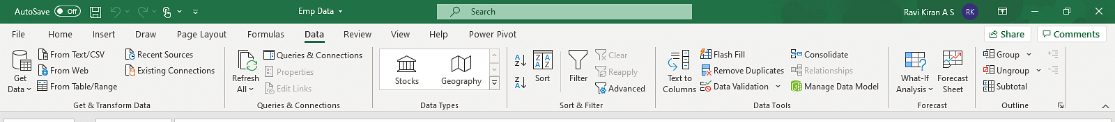 Excel-Basics-Toolbar-Data