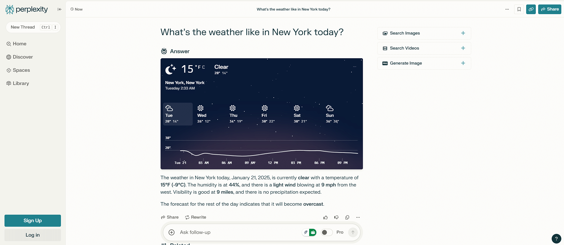 Real-time information Retrieval