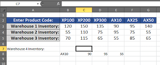 vlookup - Excel - Formula to cross-check two inventories - Stack Overflow