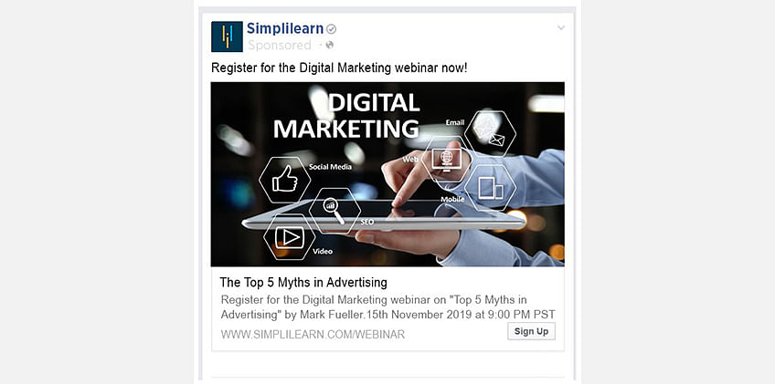 Digital Advertising with Facebook Ads