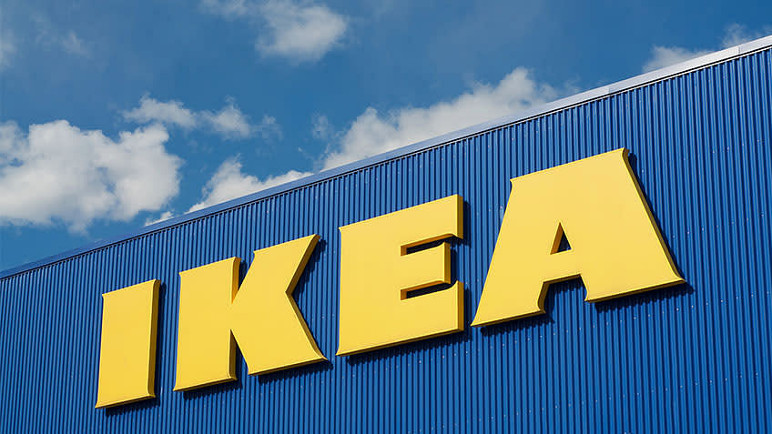 Ikea's blue bag gets even bigger in a pair of oversized campaigns
