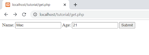 php get current request url