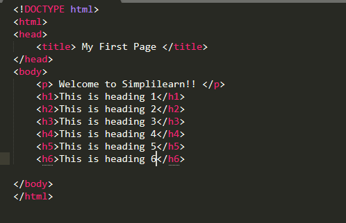 how to write html tag as text