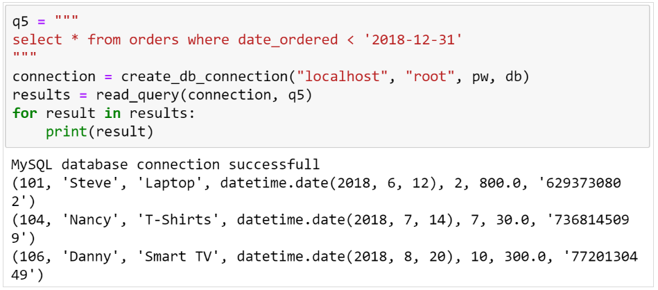 week 10 assignment python sql statements lab