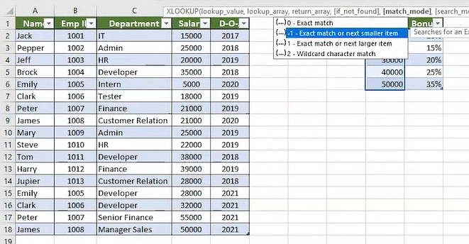 Learn Xlookup In Excel Along With Examples Simplilearn 5631