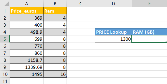 How do I apply INDEX MATCH or another lookup formula to find an