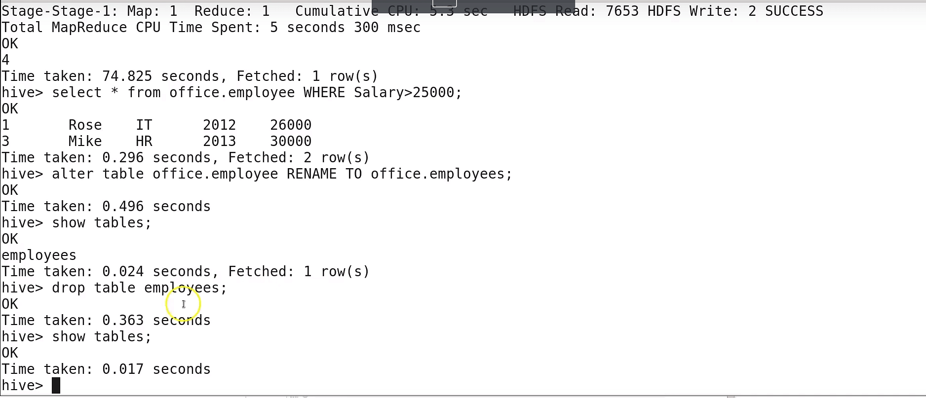 Hive Tutorial Working with Data in Hadoop