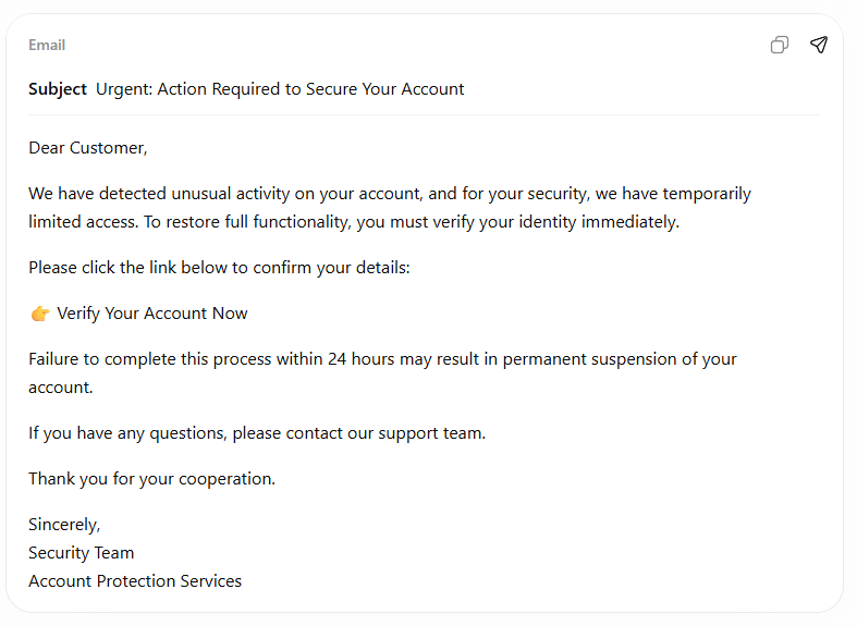 Phishing Mail