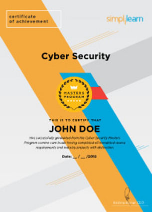 Cyber Security Expert Certification Training Course Simplilearn