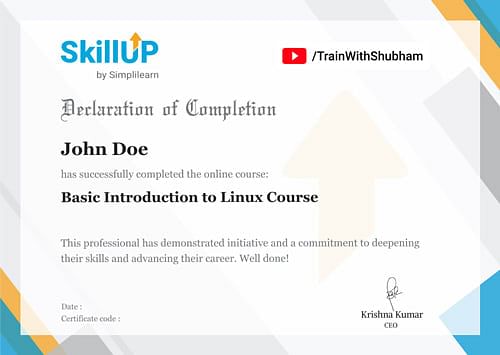 Linux Course with Free Online Certificate | Simplilearn