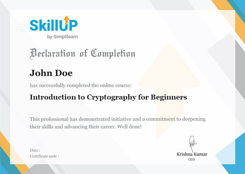 Free Online Course to Learn Cryptography Basics by Simplilearn