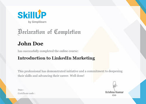 Free Online Course to Learn LinkedIn Marketing by Simplilearn