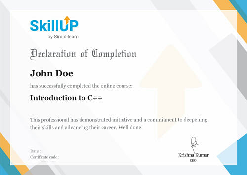 Free Online Course to Learn the Basics of C++ by Simplilearn