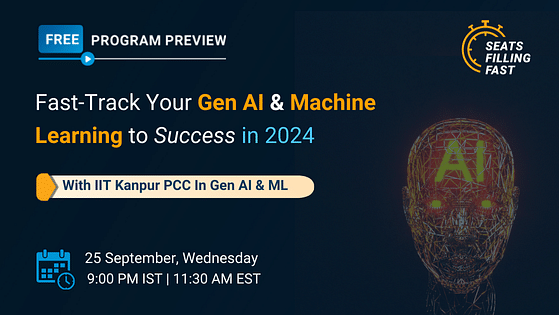 Fast-Track Your Gen AI & ML Career to Success in 2024 with IIT Kanpur