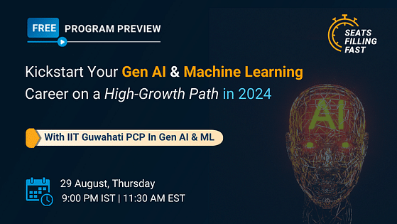 Kickstart Your Gen AI & ML Career on a High-Growth Path in 2024 with IIT Guwahati