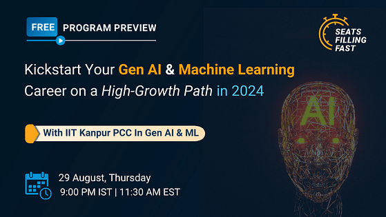 Kickstart Your Gen AI & ML Career on a High-Growth Path in 2024 with IIT Kanpur